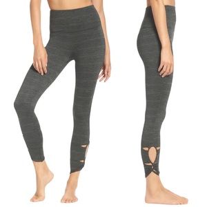 FP Movement | Revolve Cutout Brushed Workout Leggings Green Size Medium